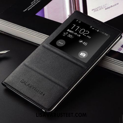 Samsung Galaxy Note 4 Kuoret Puhelimen Tähti Kotelo Nahkakotelo Simpukka Osta