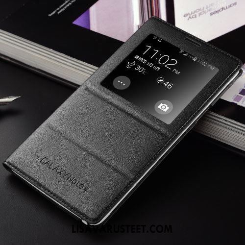 Samsung Galaxy Note 4 Kuoret Puhelimen Tähti Kotelo Nahkakotelo Simpukka Osta