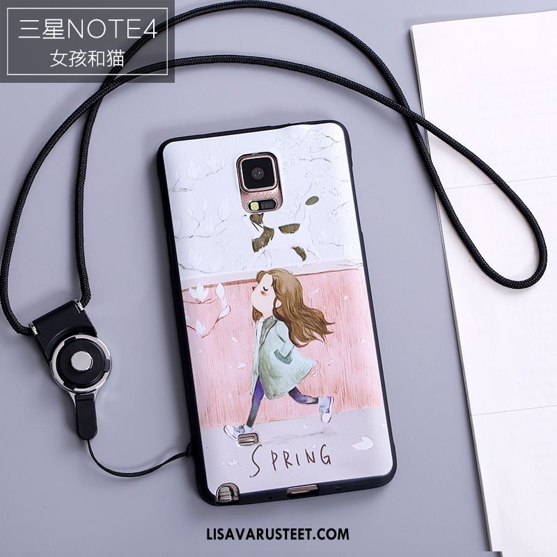 Samsung Galaxy Note 4 Kuoret Ripustettavat Koristeet Suojaus Murtumaton Kotelo Silikoni Netistä