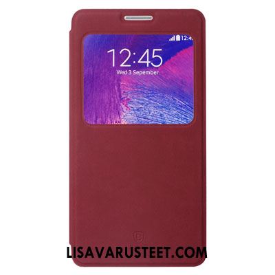 Samsung Galaxy Note 4 Kuoret Sininen Kotelo Nahkakotelo Puhelimen Kuori Myynti