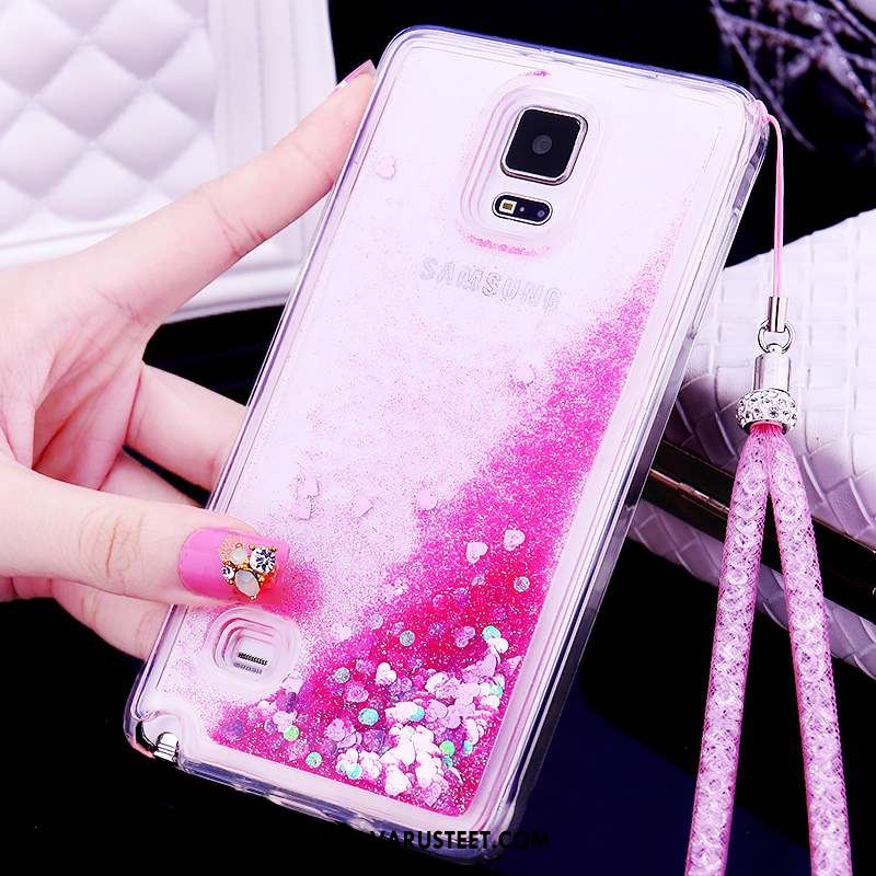 Samsung Galaxy Note 4 Kuoret Tähti Silikoni Kuori Strassi Suojaus Halpa