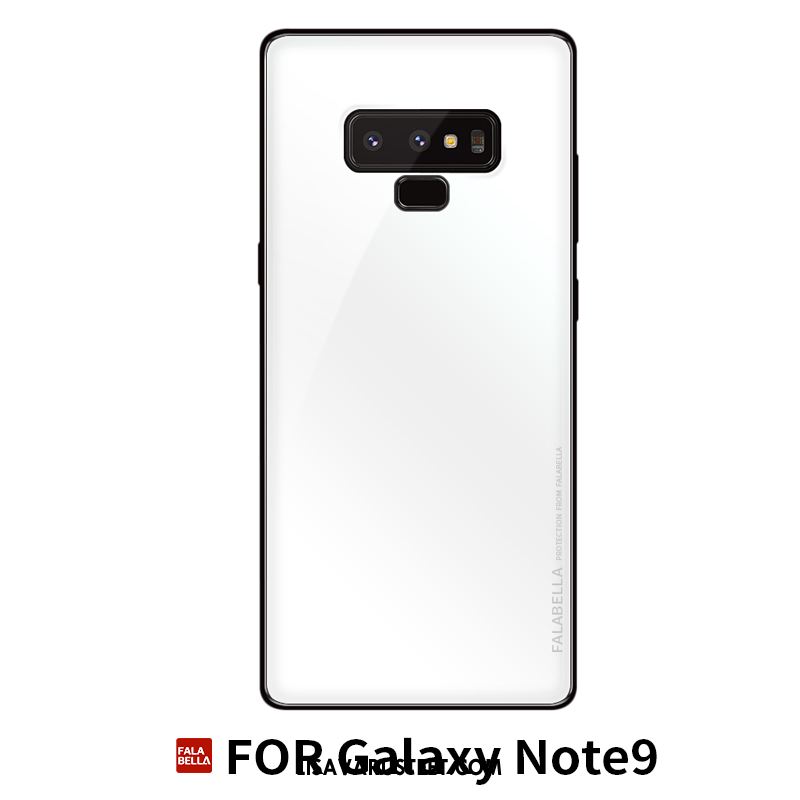 Samsung Galaxy Note 9 Kuoret Lasi Kotelo Sininen Silikoni Luova Kuori Verkossa