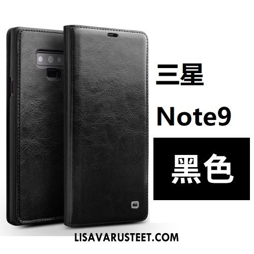 Samsung Galaxy Note 9 Kuoret Yksinkertainen Puhelimen Nahkakotelo Murtumaton Kortti Halvat