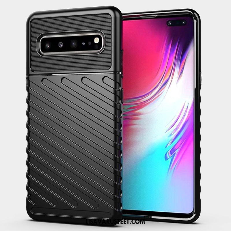 Samsung Galaxy S10 5g Kuoret Musta Tähti Pehmeä Neste Puhelimen Kuori Myynti