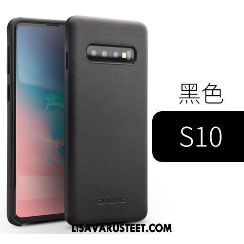 Samsung Galaxy S10 Kuoret Aito Nahka Kuori Tila Kevyt Yksinkertainen Halvat