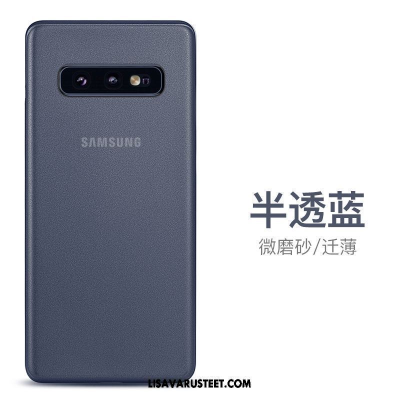 Samsung Galaxy S10 Kuoret Läpinäkyvä Pesty Suede All Inclusive Kotelo Puhelimen Myynti