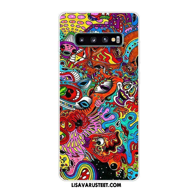 Samsung Galaxy S10 Kuoret Murtumaton Puhelimen Kuori Kotelo Punainen Halpa