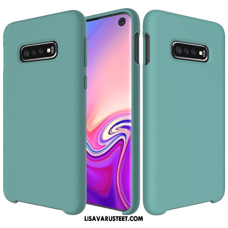 Samsung Galaxy S10 Kuoret Murtumaton Punainen Puhelimen Kuori Yksinkertainen Osta