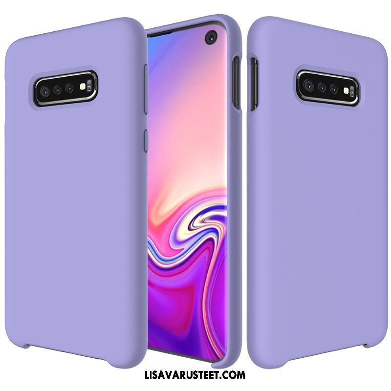 Samsung Galaxy S10 Kuoret Murtumaton Punainen Puhelimen Kuori Yksinkertainen Osta