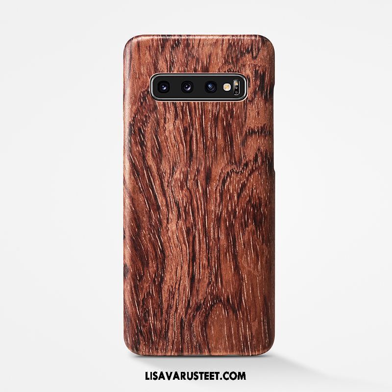 Samsung Galaxy S10+ Kuoret Ohut Kotelo Pesty Suede Kuori Ultra Osta