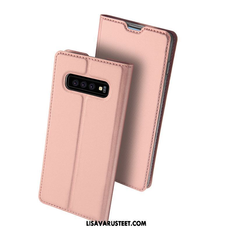 Samsung Galaxy S10 Kuoret Salkku Nahkakotelo Kortti Kuori All Inclusive Halvat