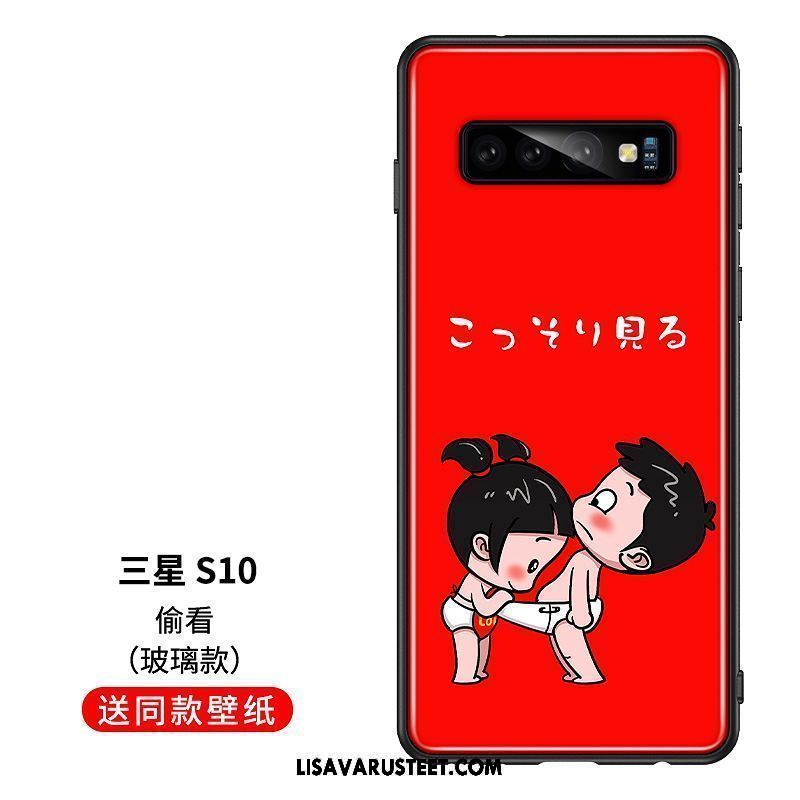 Samsung Galaxy S10 Kuoret Silikoni Tähti Kuori Persoonallisuus Luova Halpa