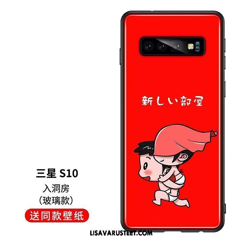 Samsung Galaxy S10 Kuoret Silikoni Tähti Kuori Persoonallisuus Luova Halpa