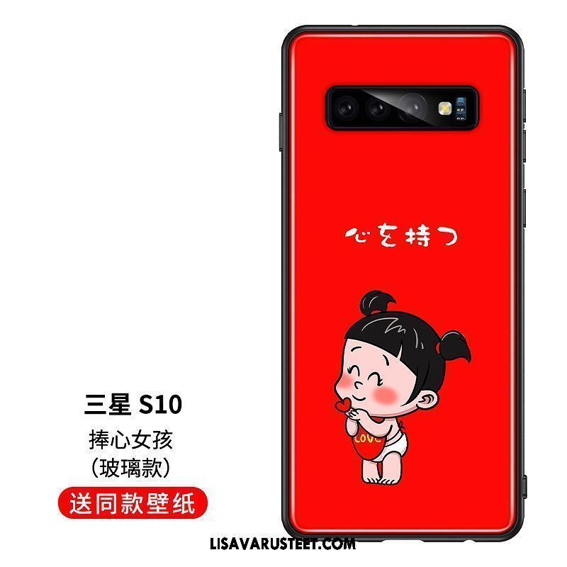 Samsung Galaxy S10 Kuoret Silikoni Tähti Kuori Persoonallisuus Luova Halpa