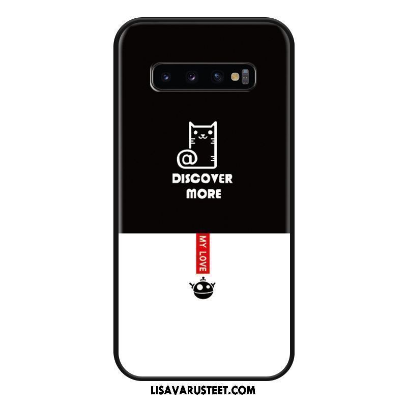 Samsung Galaxy S10 Kuoret Silikoni Yksinkertainen Pesty Suede Koira Suojaus Myynti