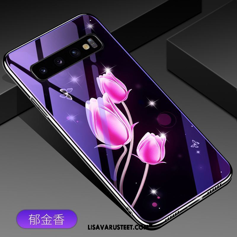 Samsung Galaxy S10 Kuoret Sininen Kova Kuori Tähti Violetti Osta