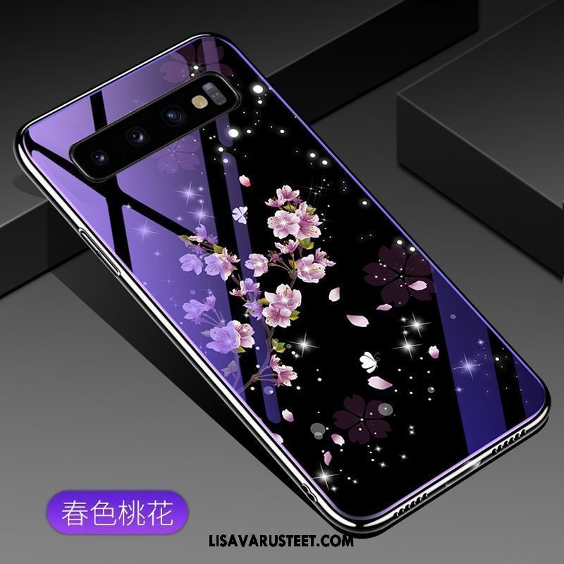 Samsung Galaxy S10 Kuoret Sininen Kova Kuori Tähti Violetti Osta