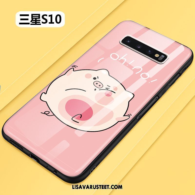 Samsung Galaxy S10 Kuoret Tähti Valkoinen All Inclusive Kova Kuori Osta