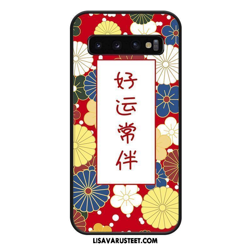 Samsung Galaxy S10 Kuoret Valkoinen Persoonallisuus Kotelo Murtumaton Tide-brändi Kuori Verkossa