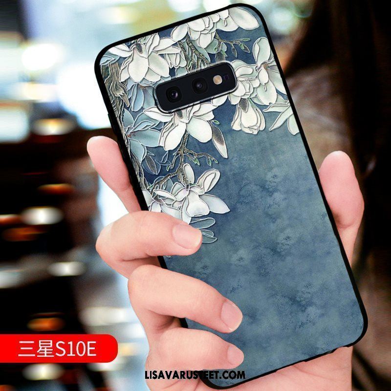 Samsung Galaxy S10e Kuoret Trendi Vihreä Tähti Kohokuviointi Kuori Verkossa