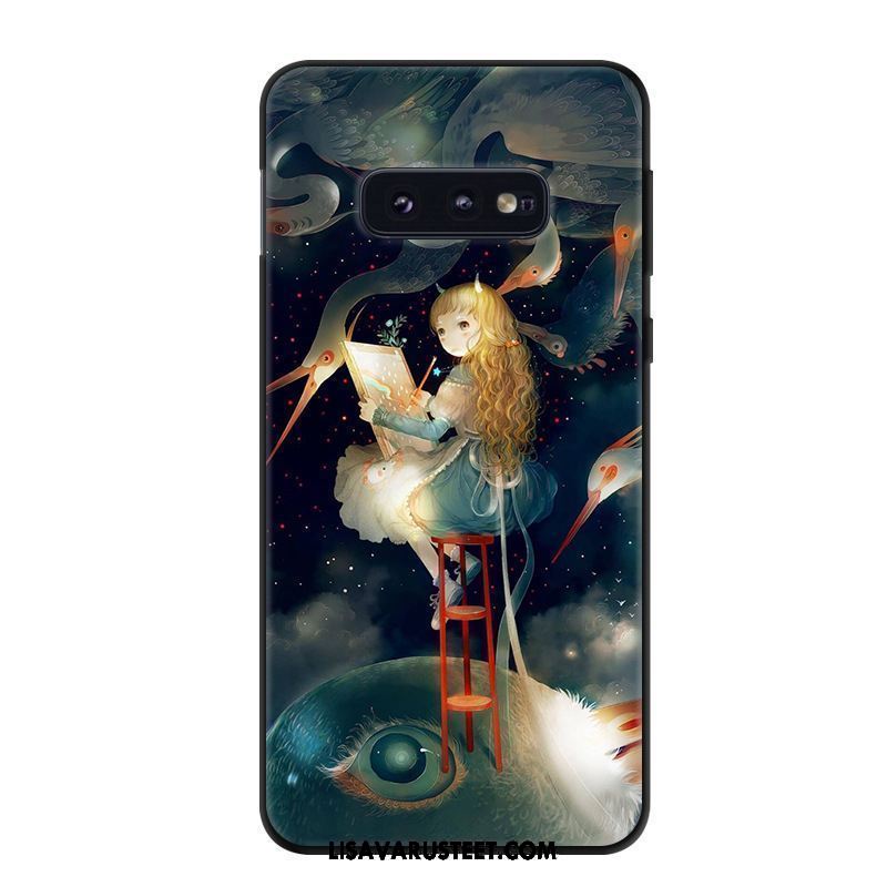 Samsung Galaxy S10e Kuoret Tähti Kuori Pesty Suede Kustannukset Persoonallisuus Tarjous