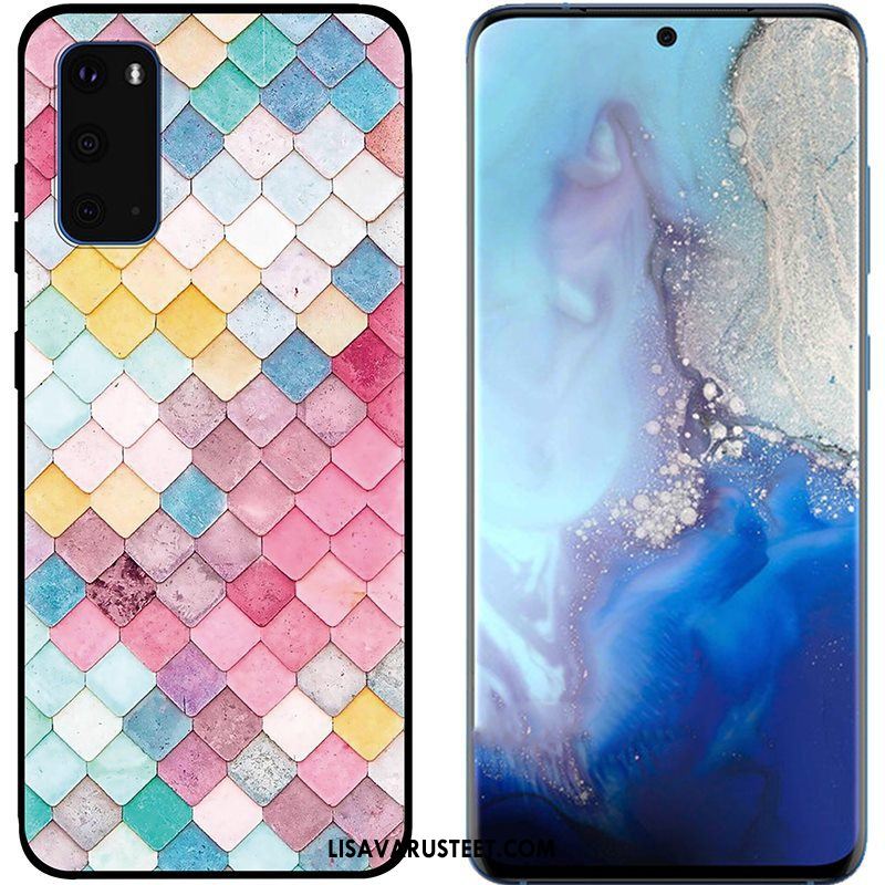 Samsung Galaxy S20 Kuoret Luova Kotelo Sarjakuva Pu Violetti Alennus