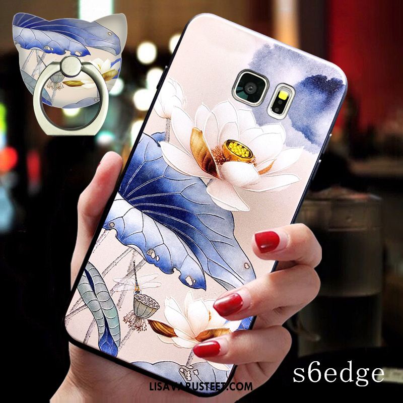 Samsung Galaxy S6 Edge Kuoret Jauhe Murtumaton Pehmeä Neste Kotelo Puhelimen Verkossa