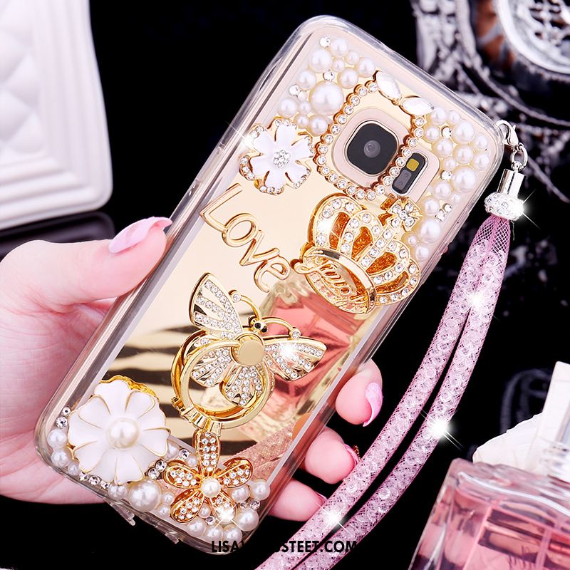 Samsung Galaxy S6 Edge Kuoret Suojaus Kotelo Tähti Jauhe Kuori Halpa