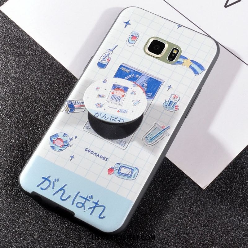 Samsung Galaxy S6 Kuoret Kotelo Sininen Silikoni Rakastunut Tuki Kuori Osta