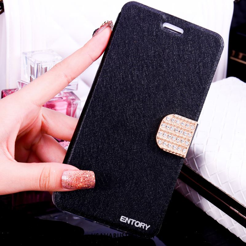 Samsung Galaxy S6 Kuoret Rhinestone Inlay Suojaus Kotelo Musta Kuori Kauppa