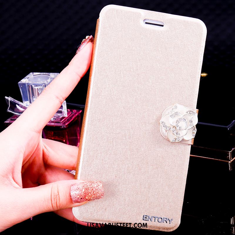 Samsung Galaxy S6 Kuoret Rhinestone Inlay Suojaus Kotelo Musta Kuori Kauppa