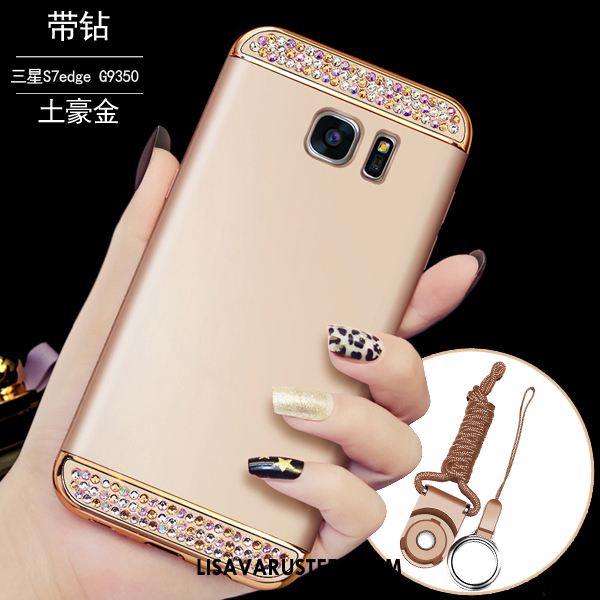 Samsung Galaxy S7 Edge Kuoret Kotelo Ylellisyys Puhelimen Pinkki Kulta Myynti
