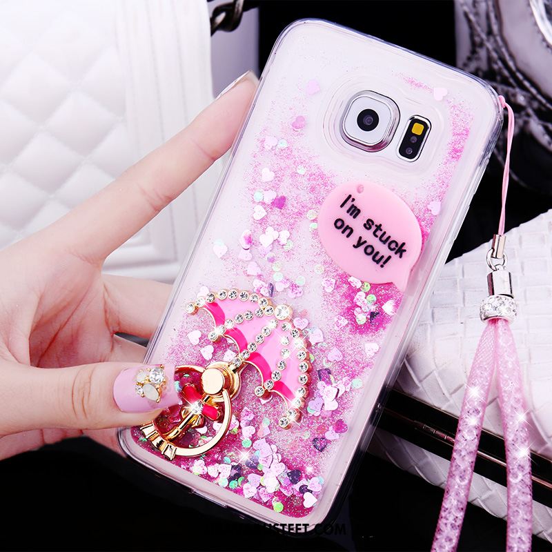 Samsung Galaxy S7 Kuoret Suojaus Juoksuhiekka Kotelo Rhinestone Inlay Ihana Myynti