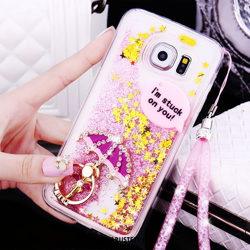 Samsung Galaxy S7 Kuoret Suojaus Juoksuhiekka Kotelo Rhinestone Inlay Ihana Myynti