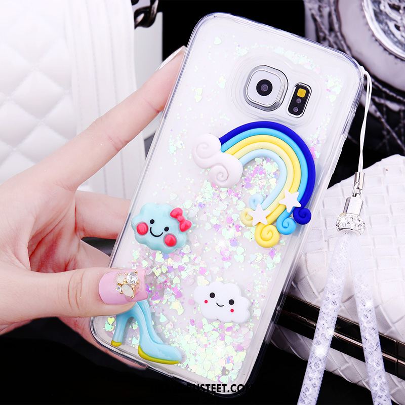 Samsung Galaxy S7 Kuoret Suojaus Juoksuhiekka Kotelo Rhinestone Inlay Ihana Myynti