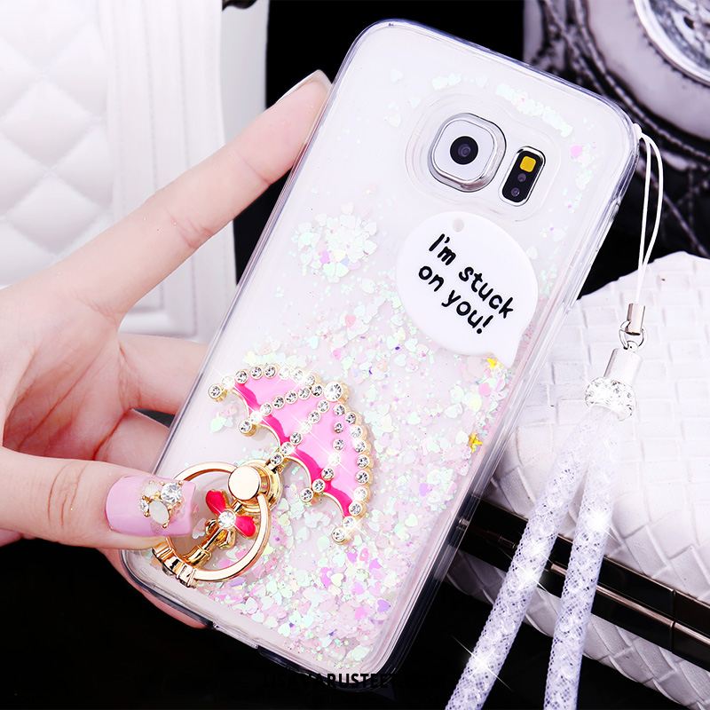 Samsung Galaxy S7 Kuoret Suojaus Juoksuhiekka Kotelo Rhinestone Inlay Ihana Myynti