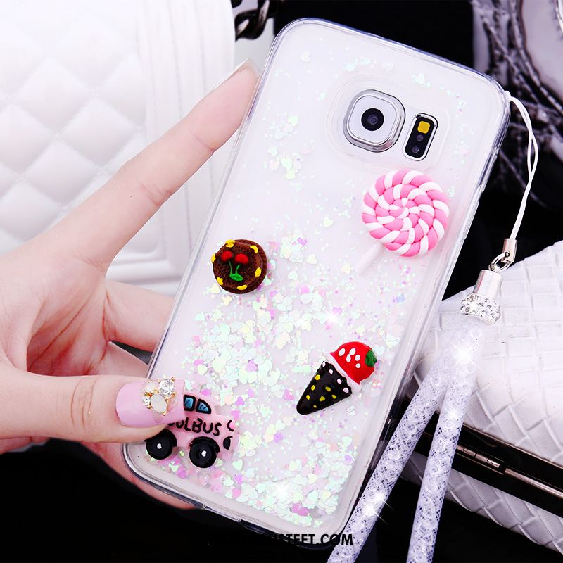 Samsung Galaxy S7 Kuoret Suojaus Juoksuhiekka Kotelo Rhinestone Inlay Ihana Myynti