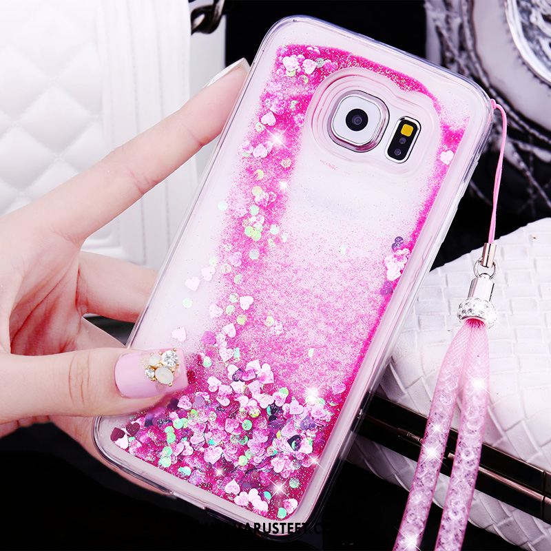 Samsung Galaxy S7 Kuoret Suojaus Juoksuhiekka Kotelo Rhinestone Inlay Ihana Myynti