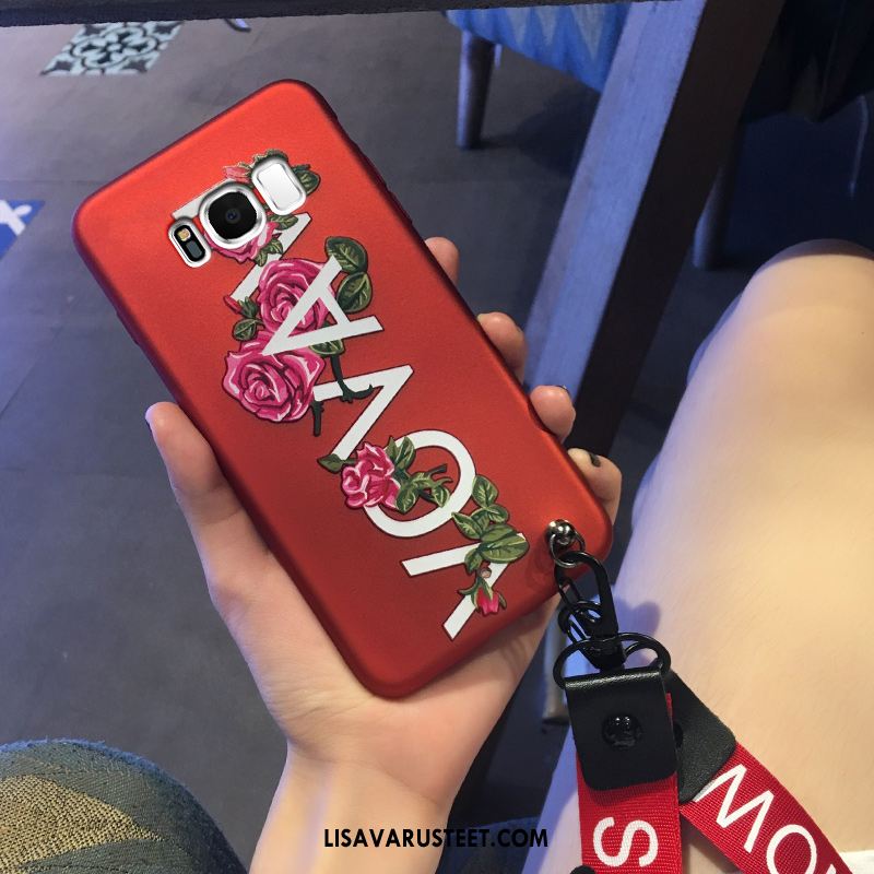 Samsung Galaxy S8+ Kuoret All Inclusive Puhelimen Net Red Ihana Pinkki Kuori Verkossa