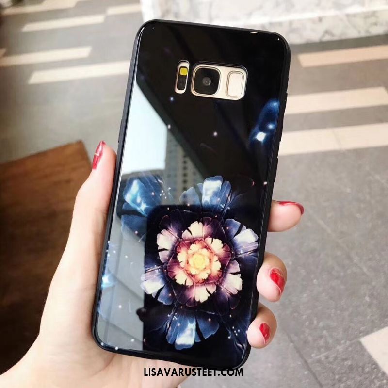 Samsung Galaxy S8+ Kuoret Kotelo Silikoni Takakansi Musta Murtumaton Kuori Halpa