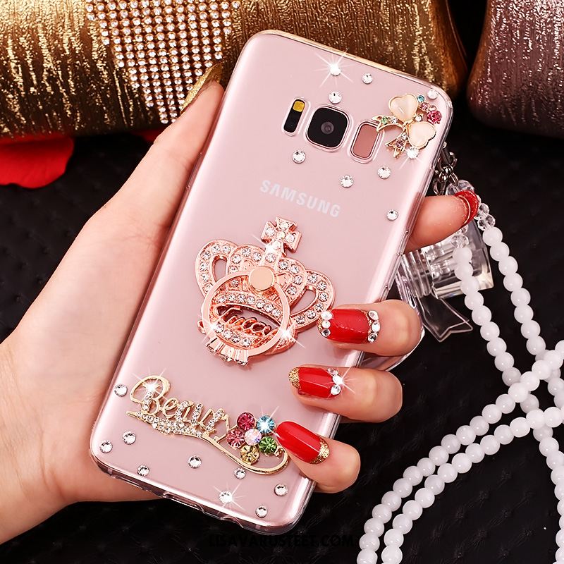 Samsung Galaxy S8 Kuoret Kuori Suojaus Silikoni Puhelimen Rhinestone Inlay Netistä