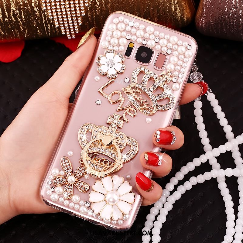 Samsung Galaxy S8 Kuoret Kuori Suojaus Silikoni Puhelimen Rhinestone Inlay Netistä