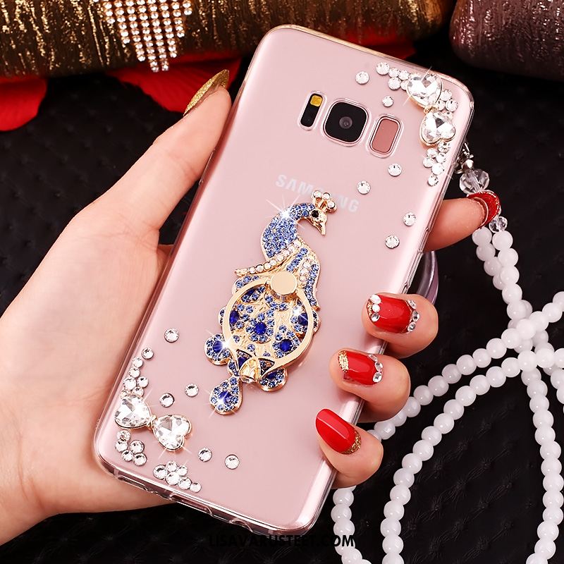 Samsung Galaxy S8 Kuoret Kuori Suojaus Silikoni Puhelimen Rhinestone Inlay Netistä