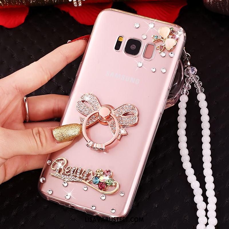 Samsung Galaxy S8 Kuoret Kuori Suojaus Silikoni Puhelimen Rhinestone Inlay Netistä