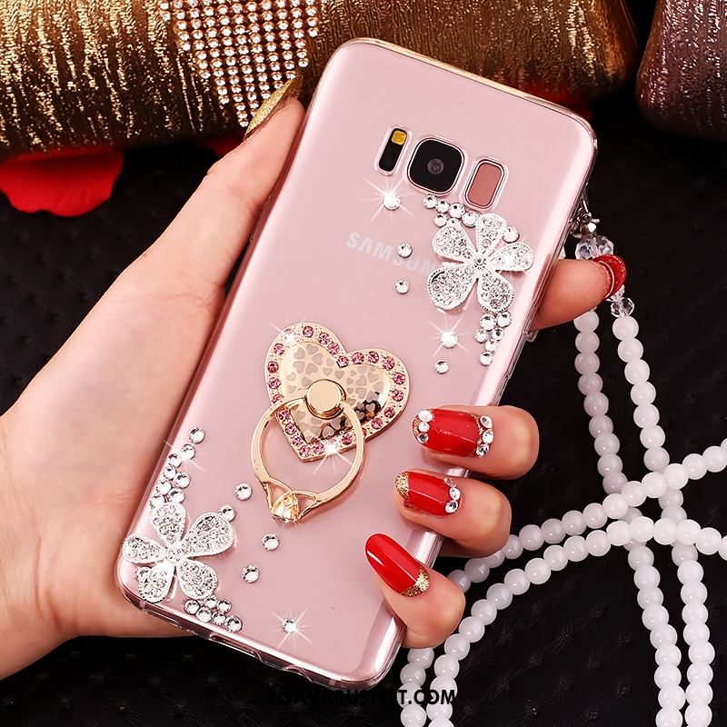 Samsung Galaxy S8 Kuoret Kuori Suojaus Silikoni Puhelimen Rhinestone Inlay Netistä