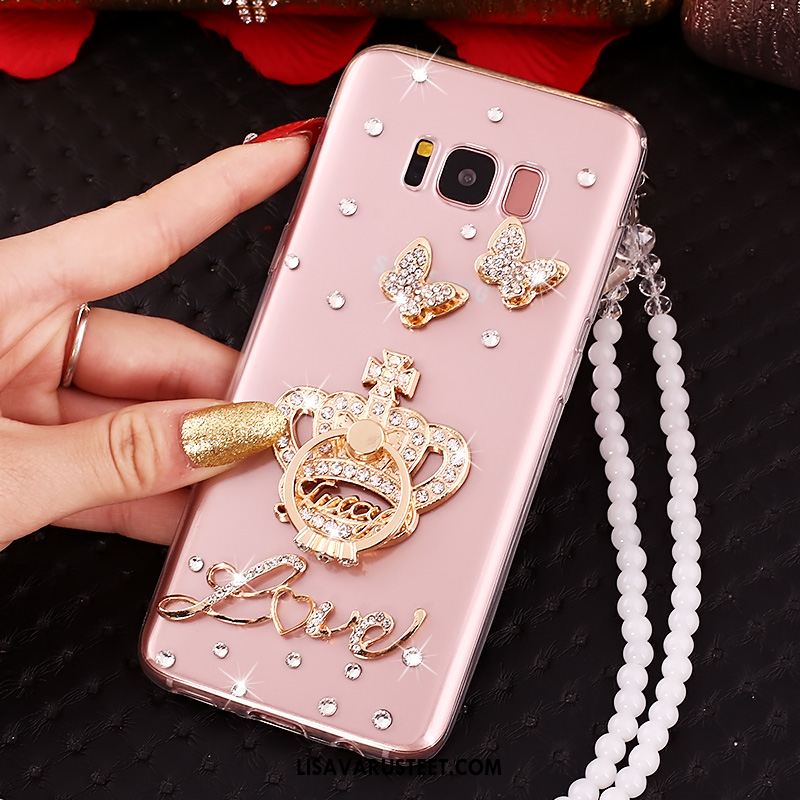 Samsung Galaxy S8 Kuoret Kuori Suojaus Silikoni Puhelimen Rhinestone Inlay Netistä