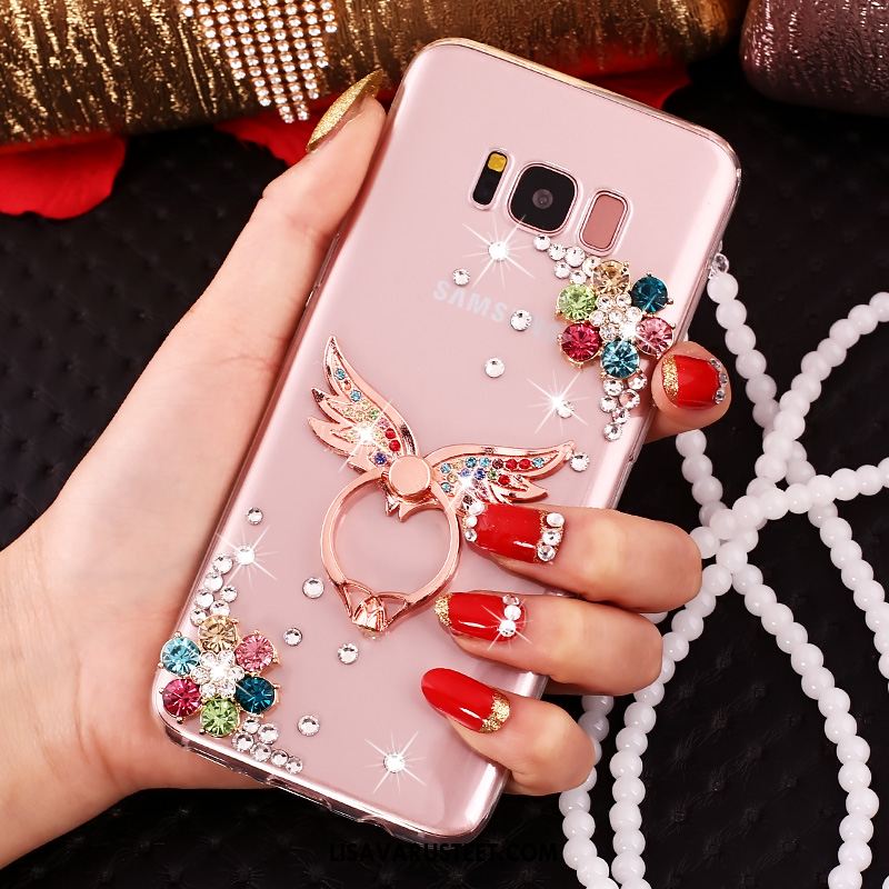 Samsung Galaxy S8 Kuoret Kuori Suojaus Silikoni Puhelimen Rhinestone Inlay Netistä