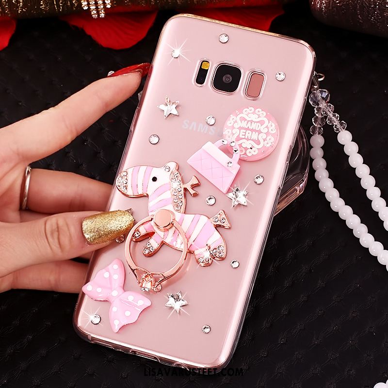 Samsung Galaxy S8 Kuoret Kuori Suojaus Silikoni Puhelimen Rhinestone Inlay Netistä