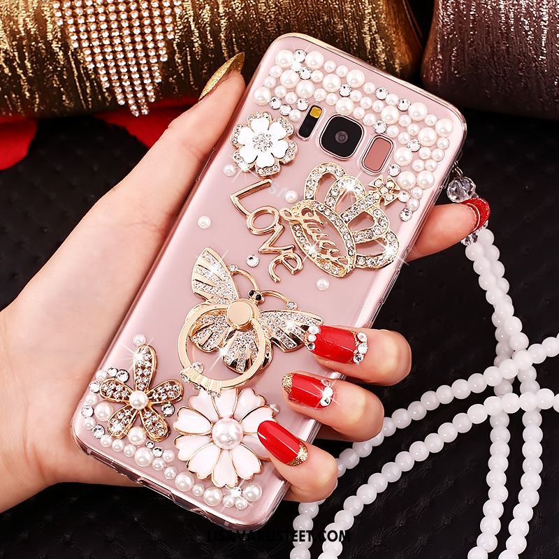 Samsung Galaxy S8 Kuoret Kuori Suojaus Silikoni Puhelimen Rhinestone Inlay Netistä