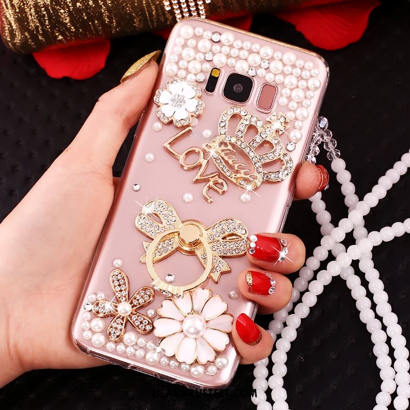 Samsung Galaxy S8 Kuoret Kuori Suojaus Silikoni Puhelimen Rhinestone Inlay Netistä